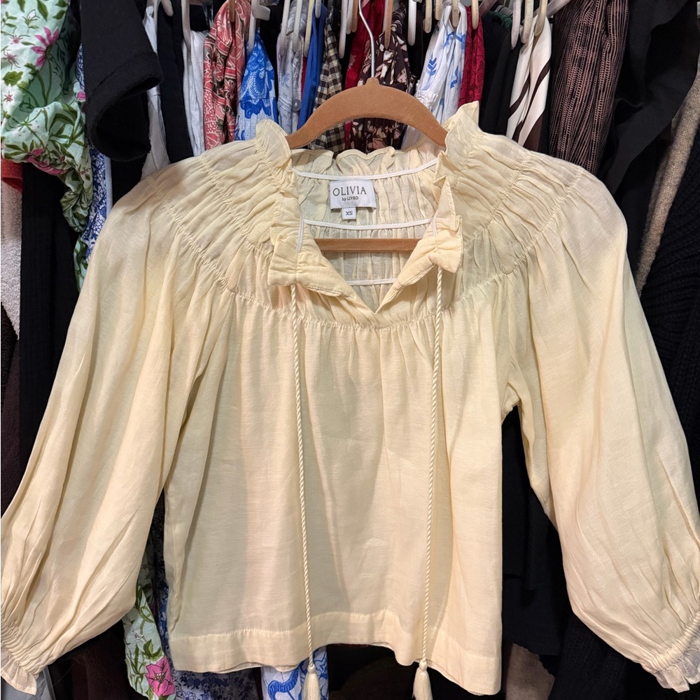 Olivia Butter Yellow Blouse
